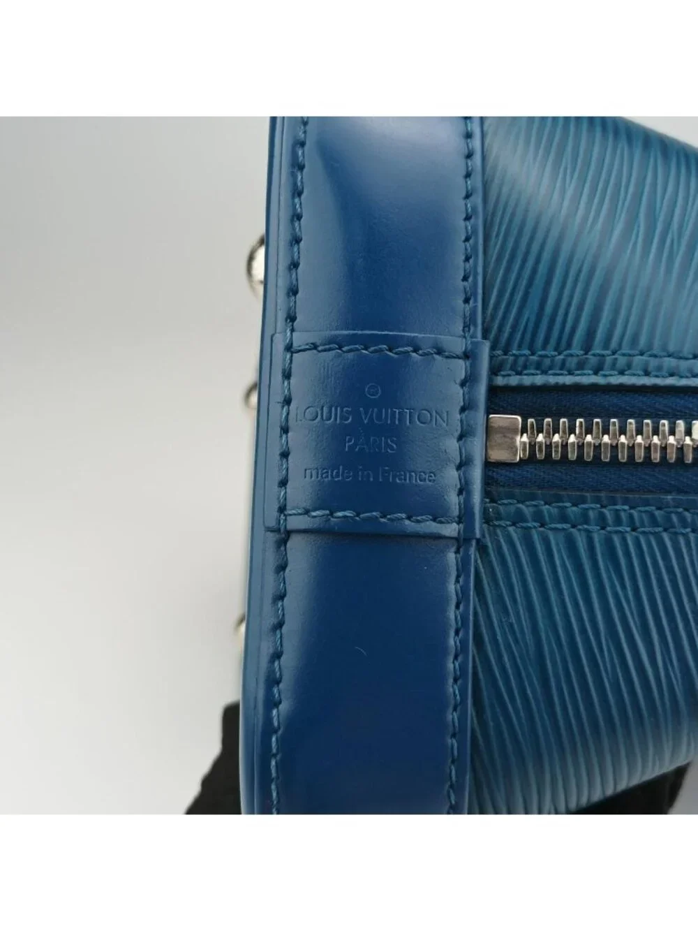 Louis Vuitton Alma PM Toledo Blue Epi Handbag